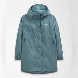 The North Face Antora plus size waterproof parka rain jacket in blue size 2X 3X